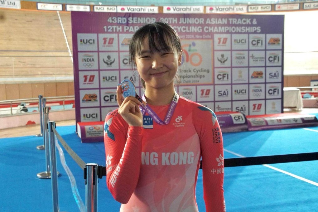 Ceci Lee Sze-wing took silver in the women’s elimination race. Photo: Handout
