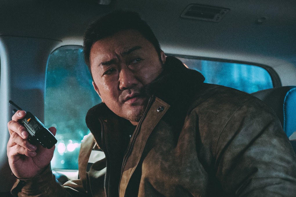 Ma Dong-seok as Detective Ma in a still from The Roundup: Punishment (category TBC), directed by Heo Myeong-haeng and co-starring Kim Moo-yeol and Park Ji-hwan. Photo: ABO Entertainment / Bigpunch Pictures / Hong Film / B.A. Entertainment