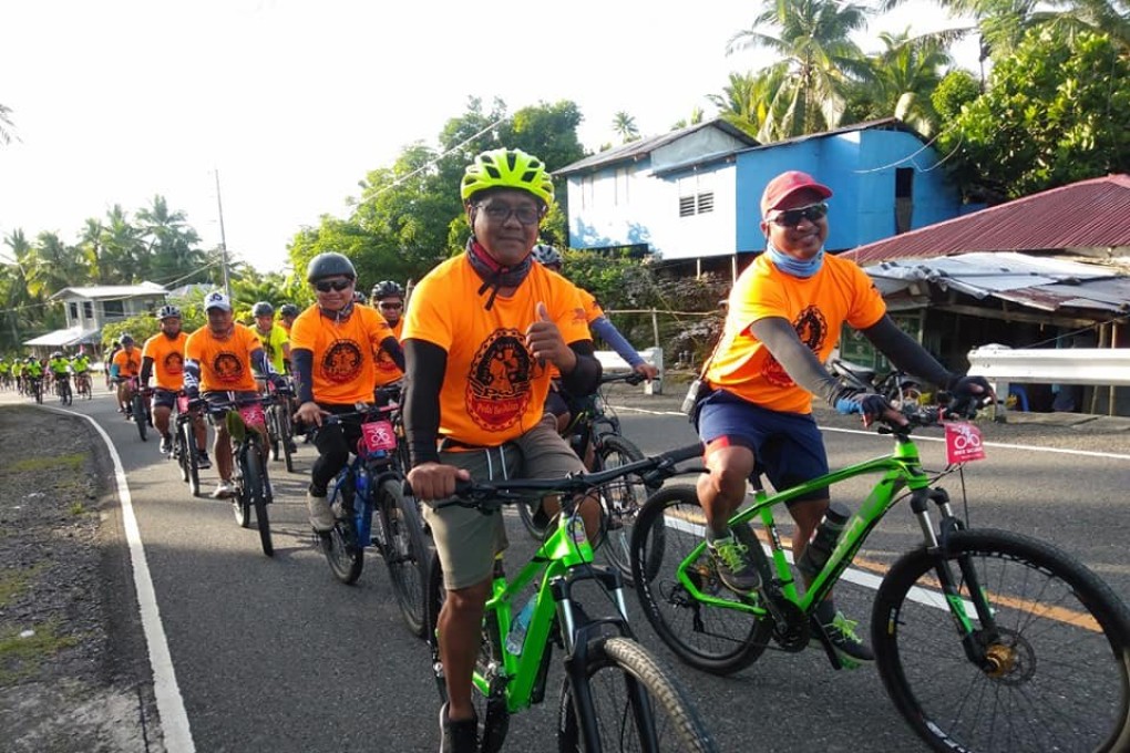 A Bike Scouts deployment in the Philippines’ Eastern Samar province. Photo: Bike Scout Project/Handout