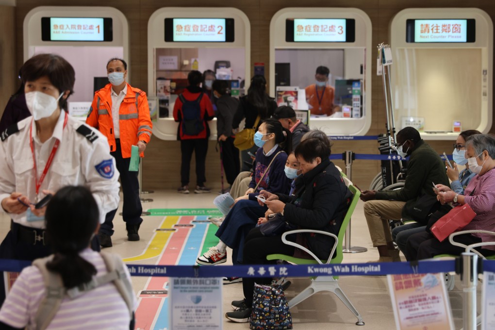 A hospital waiting area. Authorities say 1,032 people who went to A&E departments from February 9 to 18 left before being seen and asked for refunds. Photo: Yik Yeung-man