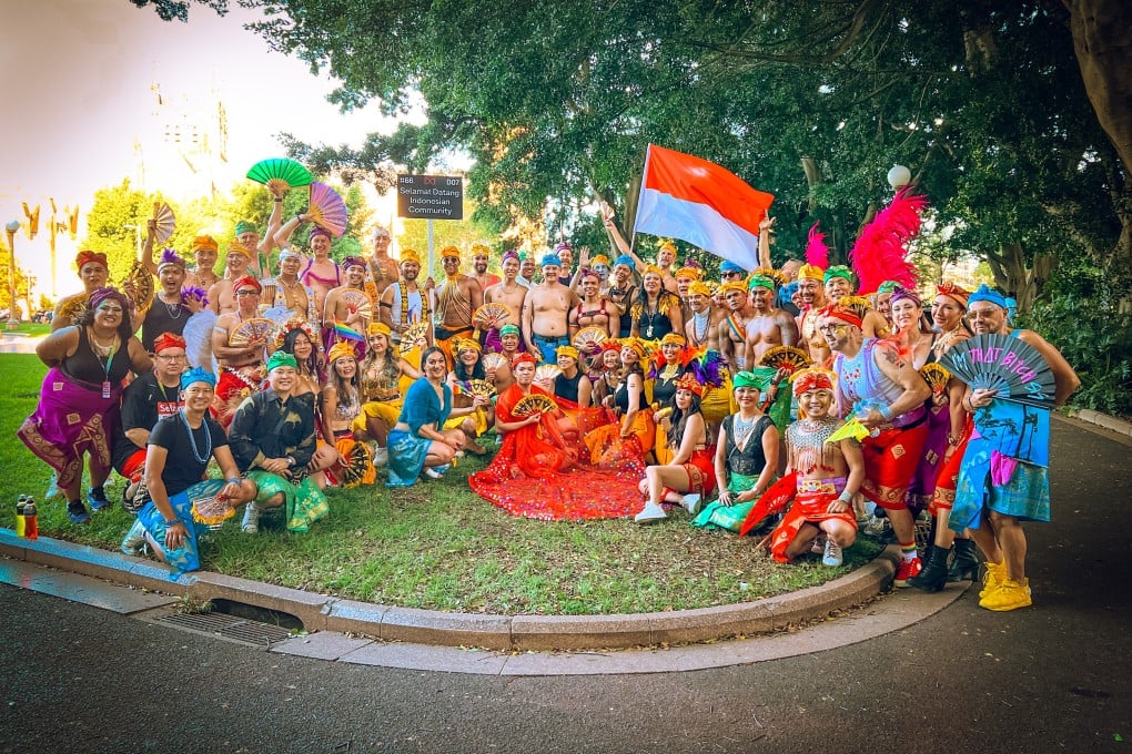 The Selamat Datang marchers at the 2023 Mardi Gras and World Pride event. Photo: Handout