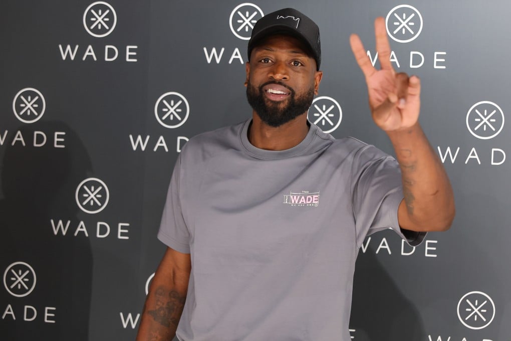 Ex-NBA basketball player Dwyane Wade during an appearance in Hong Kong on Monday. Photo: Edmond So