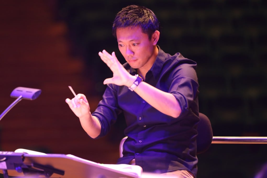 Philip Chu, an Australian-trained conductor and director of Viva Knitwear, will conduct Cantabile, a chamber choir and an orchestra made up of young local musicians in Hong Kong, to perform The Fairy Queen on March 18 in the city. Photo: Cantabile