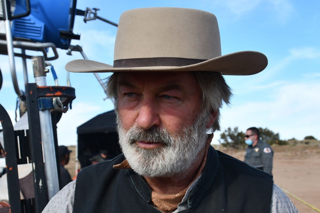 Alec Baldwin on the set Rust in 2021. File photo: TNS