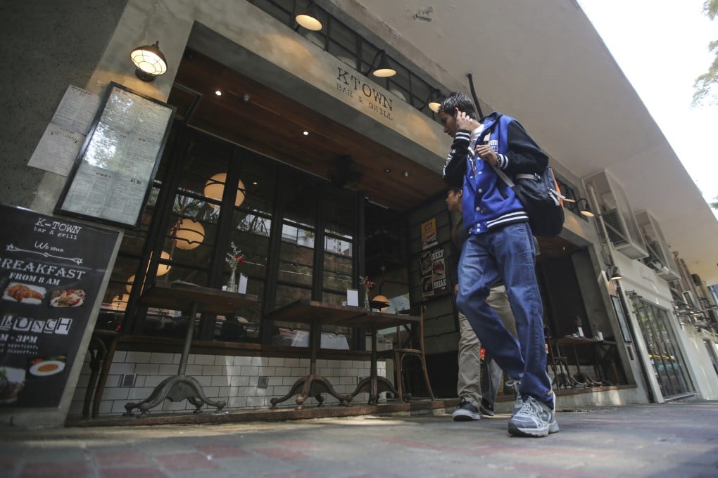 The now-closed K Town Bar and Grill epitomised Kennedy Town’s bid to become Hong Kong’s next hip dining hub. But 10 years after the neighbourhood’s MTR station opened, that goal remains unrealised. Photo: Edward Wong