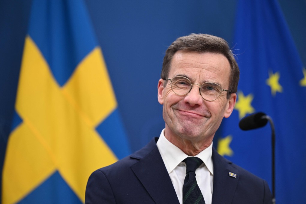 Sweden’s Prime Minister Ulf Kristersson. Photo: AFP
