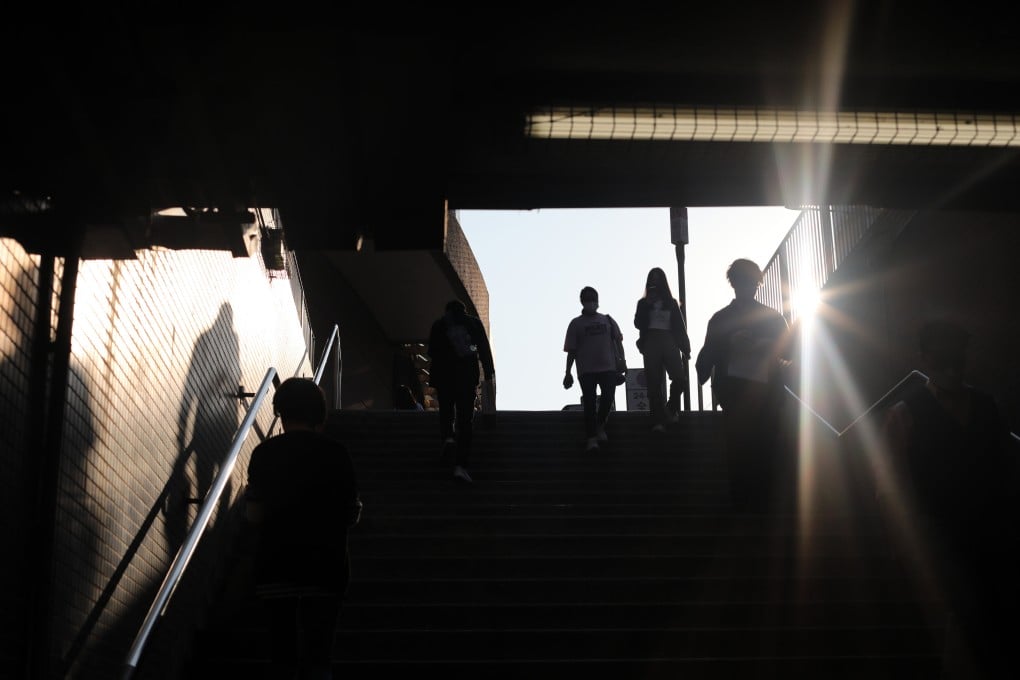 Light at the end of a tunnel in Ngau Tau Kok. Economist Stephen Roach says clouds remain on the horizon given problems in mainland China’s economy and the threat of a talent exodus. Photo: Xiaomei Chen