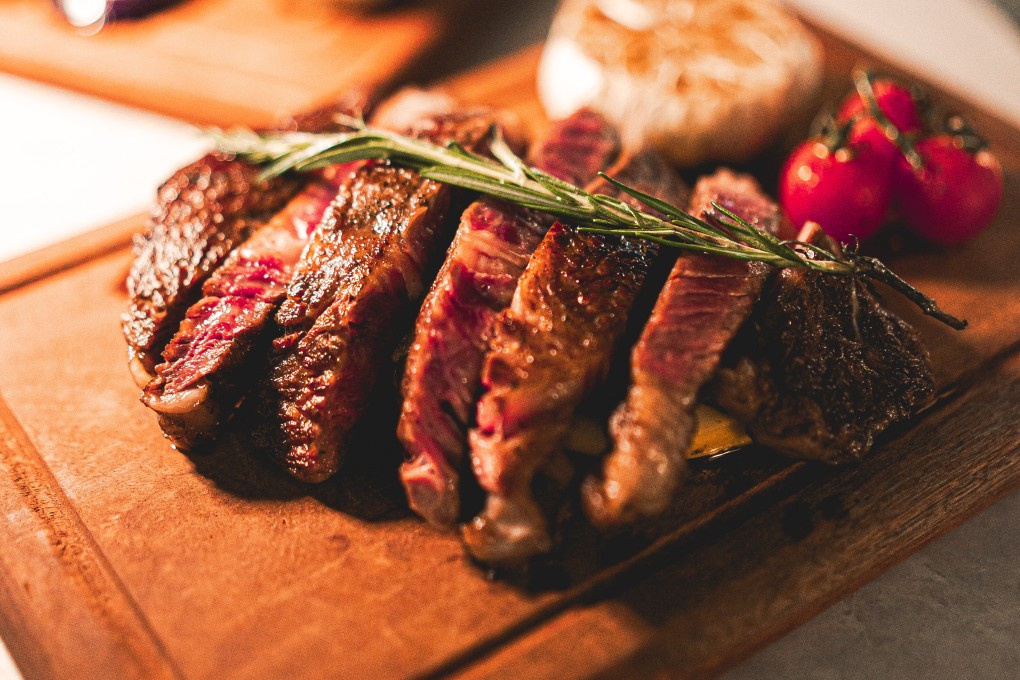 Steak at Aga Restaurant and Bar, one of nine of the best restaurants and bars opening in Hong Kong in March 2024. Photo: Aga Restaurant and Bar