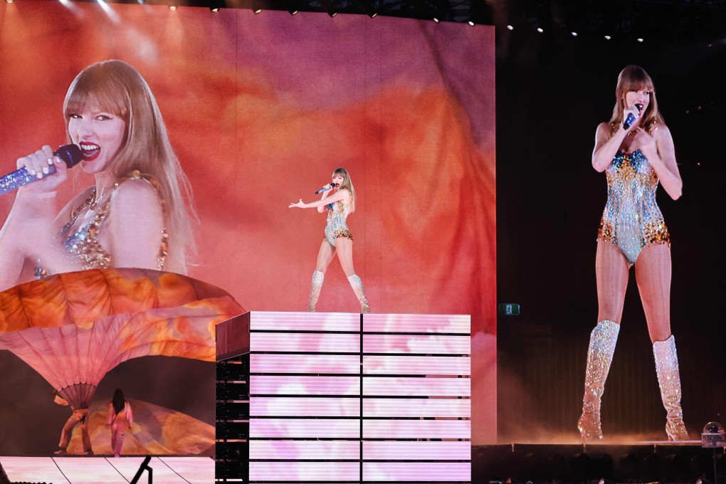 Taylor Swift performs in Sydney as part of her Eras World Tour on February 23. Photo: AFP