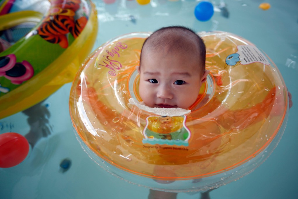 A minister said Singapore’s falling total fertility rate has “serious implications” for the city state’s future. Photo: EPA