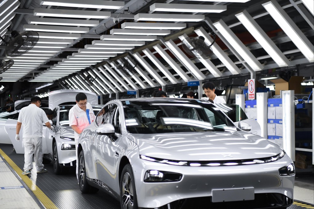 The CEO recently told his 4,000 employees in a letter that Xpeng will spend a record 3.5 billion yuan (US$486.5 million) this year on the development of intelligent cars. Photo: Xinhua