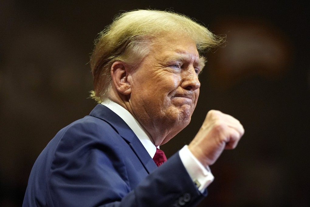 Donald Trump at a campaign rally in Rock Hill, South Carolina, last week. Photo:  AP