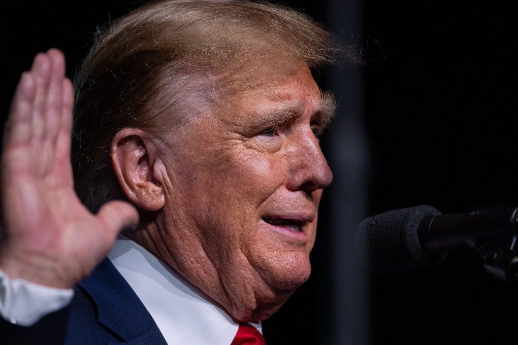 Former US President Donald Trump speaks at an event in Nashville, Tennessee, on February 2022. Photo: TNS
