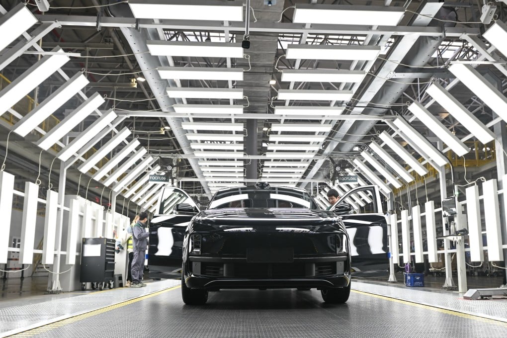 A photo taken on January 10, 2024, shows a factory of Chinese electric vehicle (EV) maker Li Auto in Changzhou, in east China’s Jiangsu Province. Photo: Xinhua