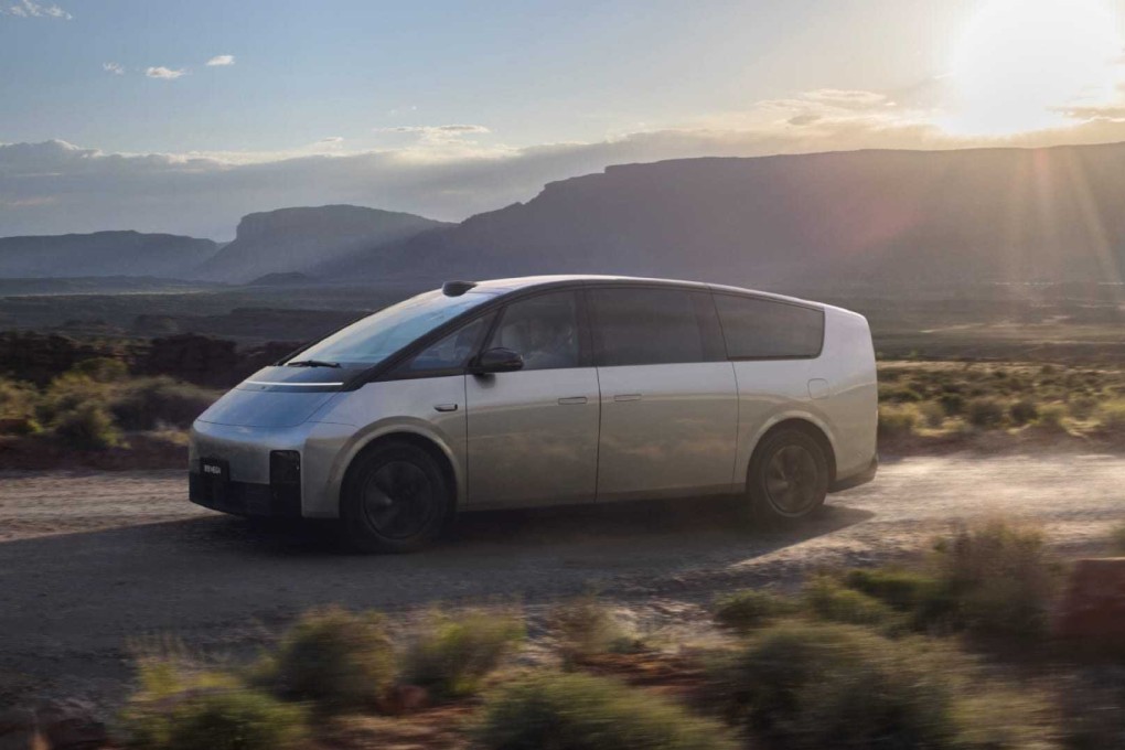 The Li Mega is a seven-seat  fully-electric minivan developed by Beijing-based Li Auto. Photo: Handout