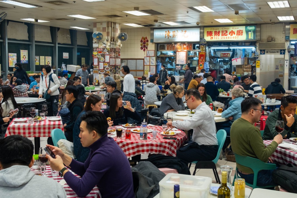 A busy weekday night at ABC Kitchen in the Queen Street Cooked Food Centre in Sheung Wan. Hong Kong’s numerous cooked-food centres are the understated masters of the local culinary scene. Photo: Sam Evans