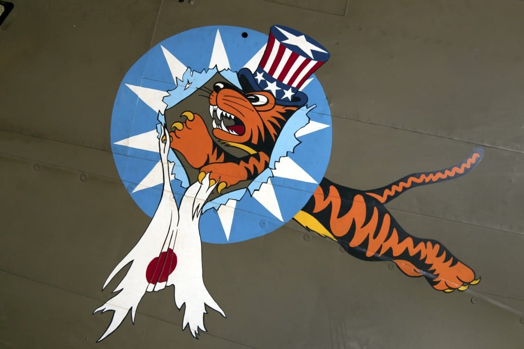 A version of the Disney-designed logo that adorned the planes of the Flying Tigers - volunteer American and British fighter pilots who took to the skies to protect Free China from the Japanese during World War II. Photo: EJ Hersom/US Department of Defense