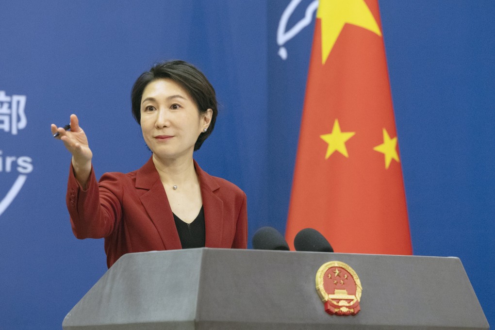 Chinese foreign ministry spokeswoman Mao Ning hits back at the US. Photo: EPA-EFE