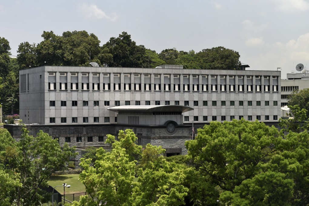 The US embassy compound in Singapore. Photo: AFP