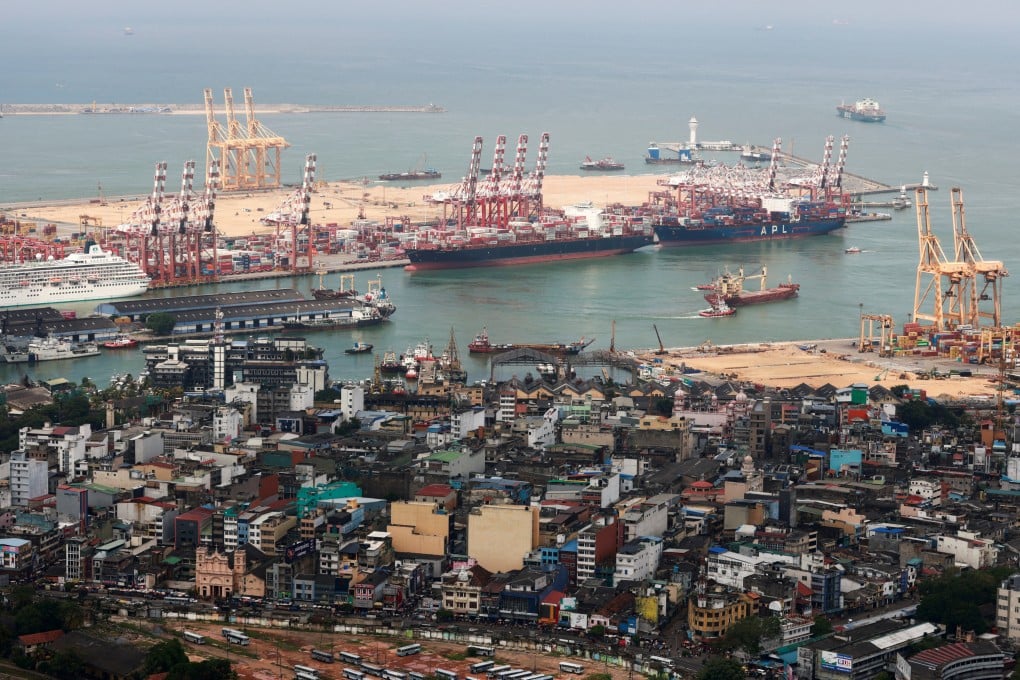 The main port in Sri Lanka’s capital Colombo is seen in November. Photo: Reuters