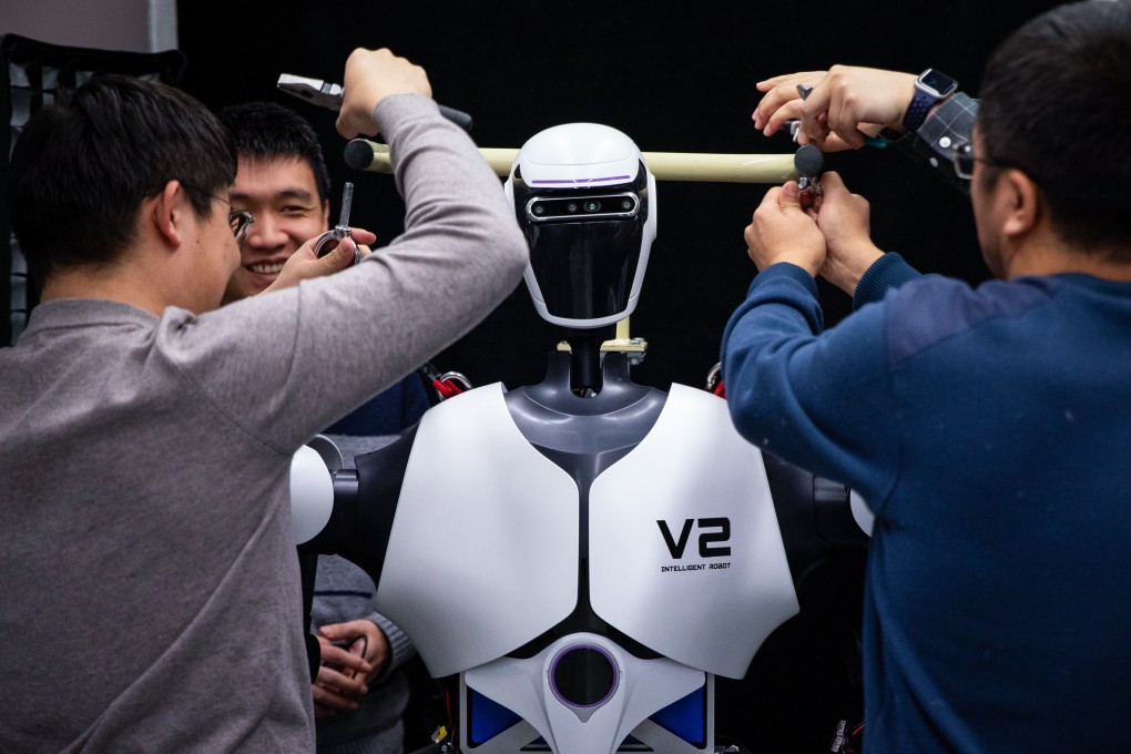 China’s AI industry is being held back by US export controls. Photo: Xinhua