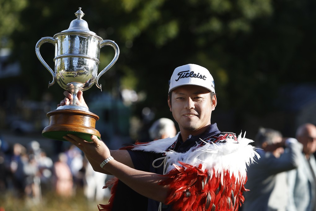 Takahir Hataji celebrates after winning the 103rd New Zealand Open. Photo: Asian Tour
