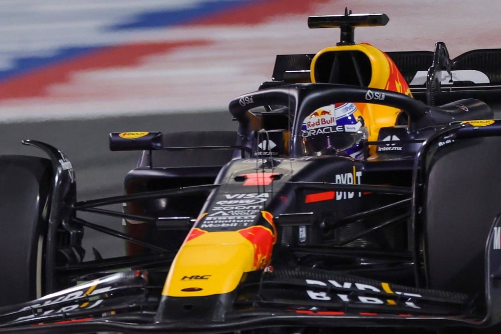 Red Bull’s Dutch driver Max Verstappen during his comfortable victory in Bahrain. Photo: AFP