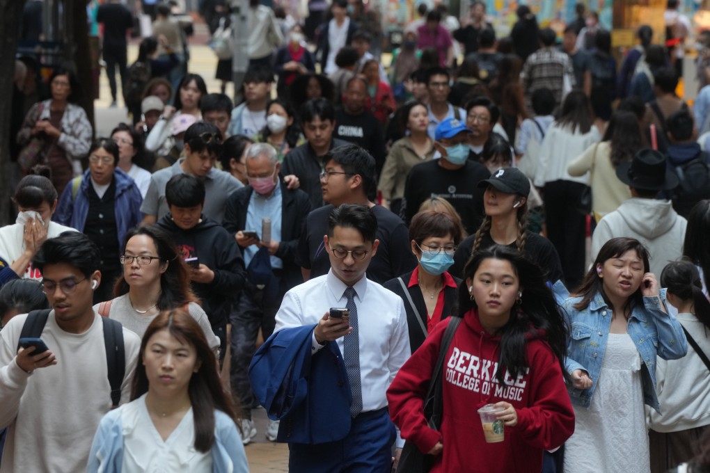 Pedestrians at Causeway Bay. A study has found that the more women buy into gender stereotypes, the poorer their mental health and perception of society becomes. Photo: Sam Tsang