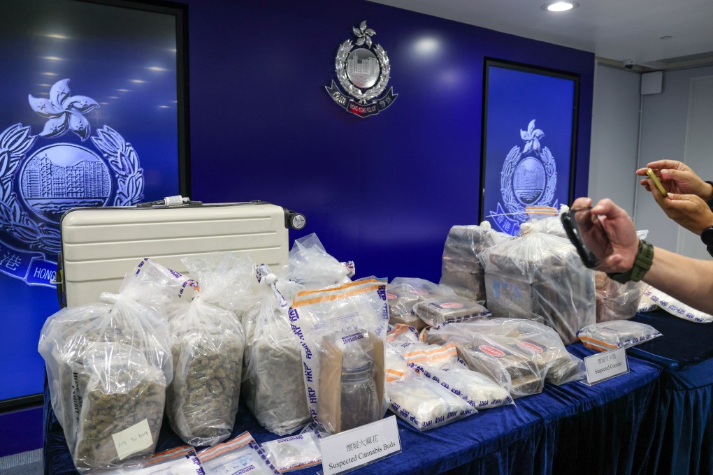 Police have seized suspected cocaine worth HK$100 million in the New Territories. Photo: Jelly Tse