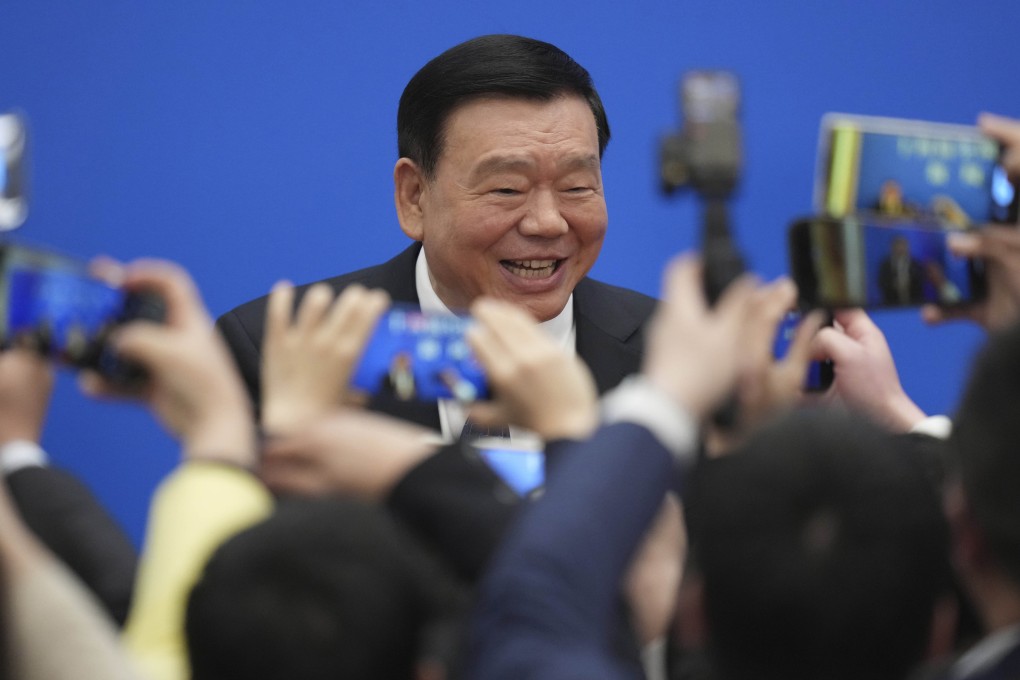 National People’s Congress spokesman Lou Qinjian (pictured) spoke on Monday ahead of Tuesday’s opening session of the top legislature. Photo: AP