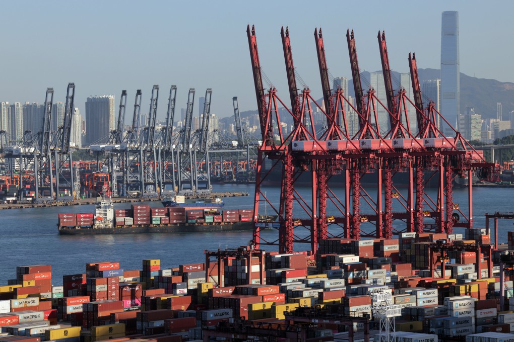 The Kwai Chung container terminal in Hong Kong in December 2023. Photo: Jelly Tse