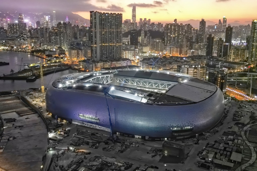 Kai Tak Sports Park, which is under construction, and the 60,000-seat sport stadium in Nansha would meet Fifa requirements. Photo: Dickson Lee