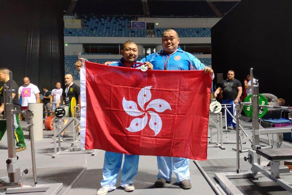 Hong Kong weightlifters Masahito Kitsui and Raymond Fong Chai-chi. Photo: Handout