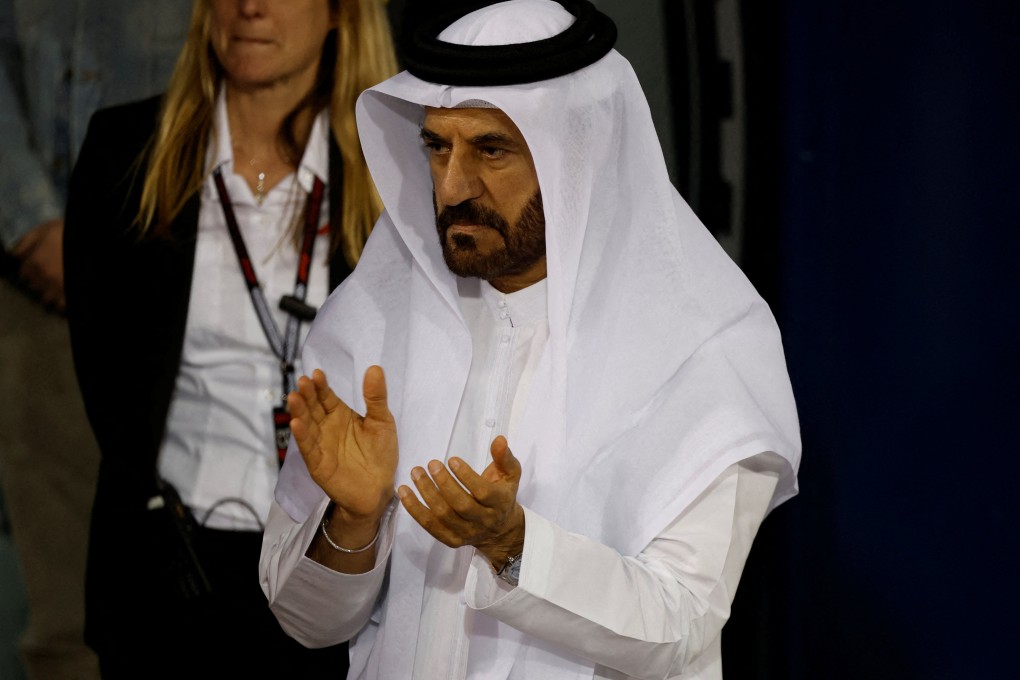 FIA president Mohammed Ben Sulayem at the Bahrain Grand Prix. Photo: Reuters