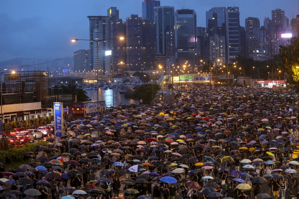 Anti-extradition bill protesters gather at the Victoria Park. The top court has said Jimmy Lai had no excuse for taking part in a banned march. Photo: Dickson Lee