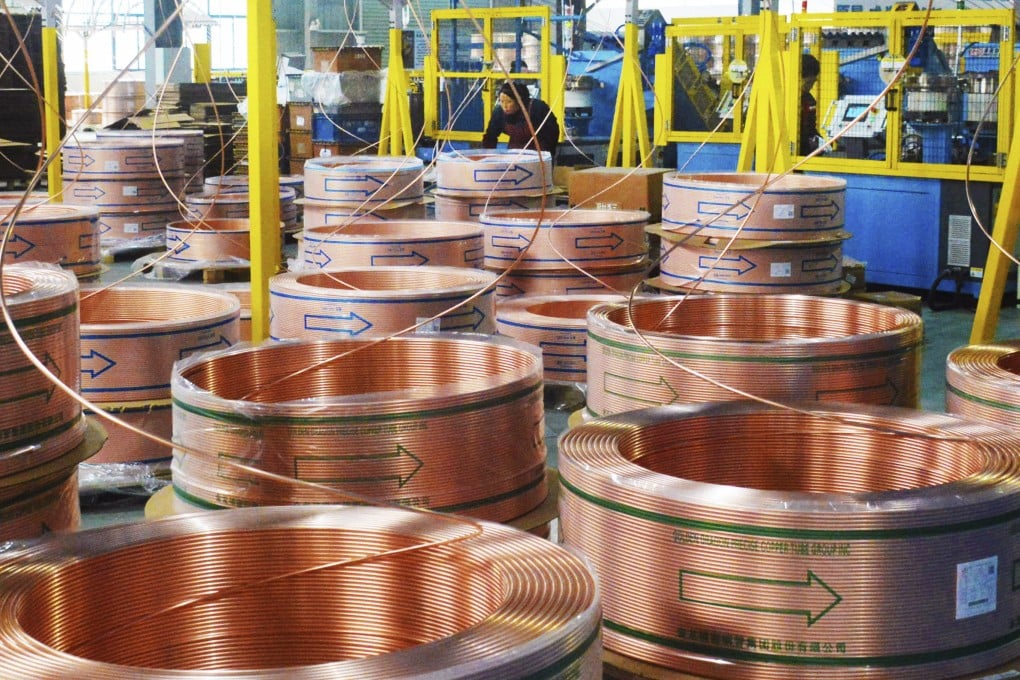 China’s official manufacturing purchasing managers’ index (PMI) fell in February, while in contrast, the Caixin/S&P Global gauge for factory activity edged up. Photo: AP