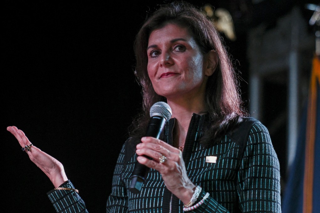 Republican presidential candidate Nikki Haley in Houston, Texas, on Monday. Photo: Reuters