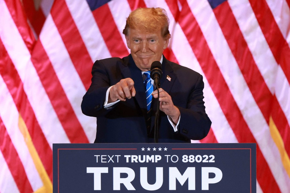 Donald Trump at an election-night watch party at Mar-a-Lago in Palm Beach, Florida. Photo: AFP