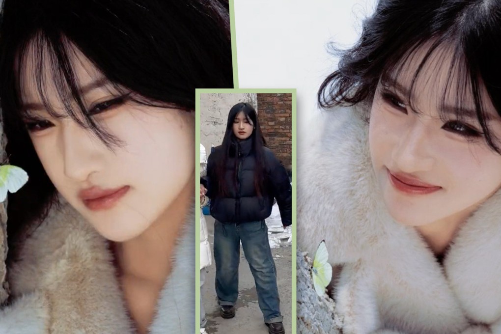 A young polio-suffering woman in China has been given the confidence to face the world by a photographer who uses his creative skills to help disabled people across the mainland. Photo: SCMP composite/Douyin