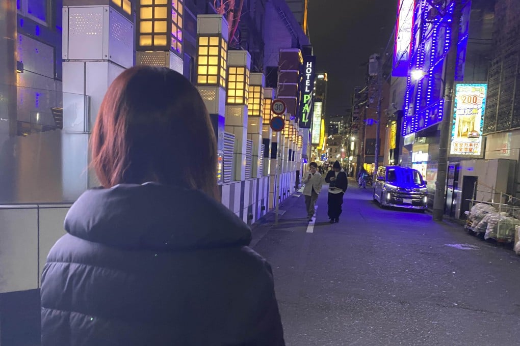 Yu, not her real name, is a Japanese woman who previously visited a Kabukicho host club in Tokyo regularly, became heavily indebted and was forced to do sex work to repay her debts. Photo: Julian Ryall