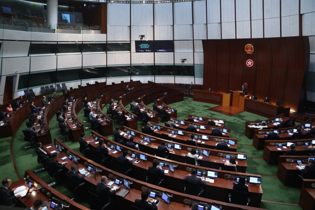 Legco holds a special meeting for the first Article 23 national security bill reading. Photo: Yik Yeung-man