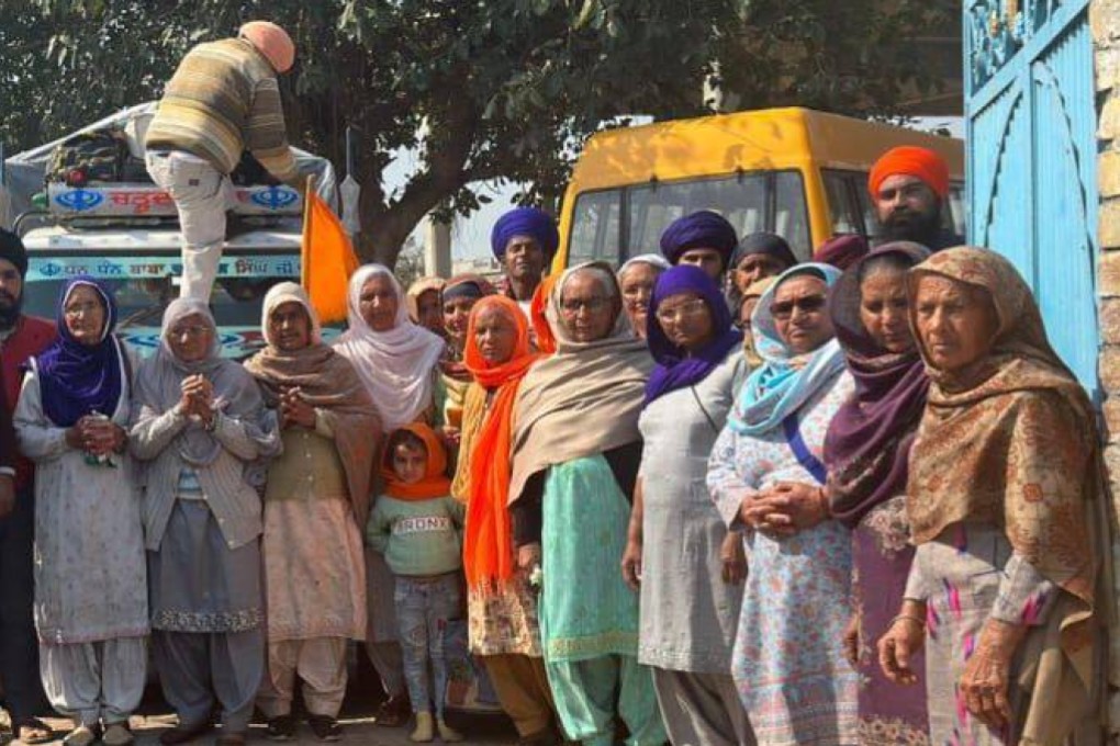 Women farmers joining the “Delhi Chalo” protest movement at the Shambhu border on International Women’s Day. Photo: Sarwan Singh