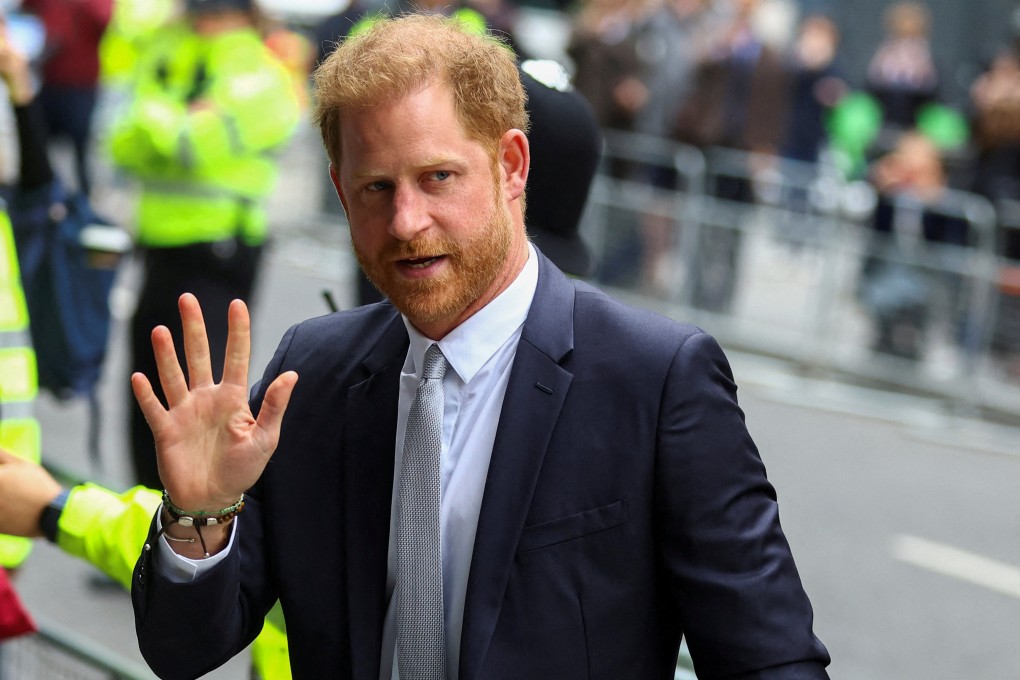 Britain’s Prince Harry outside the High Court in London in 2023. Photo: Reuters