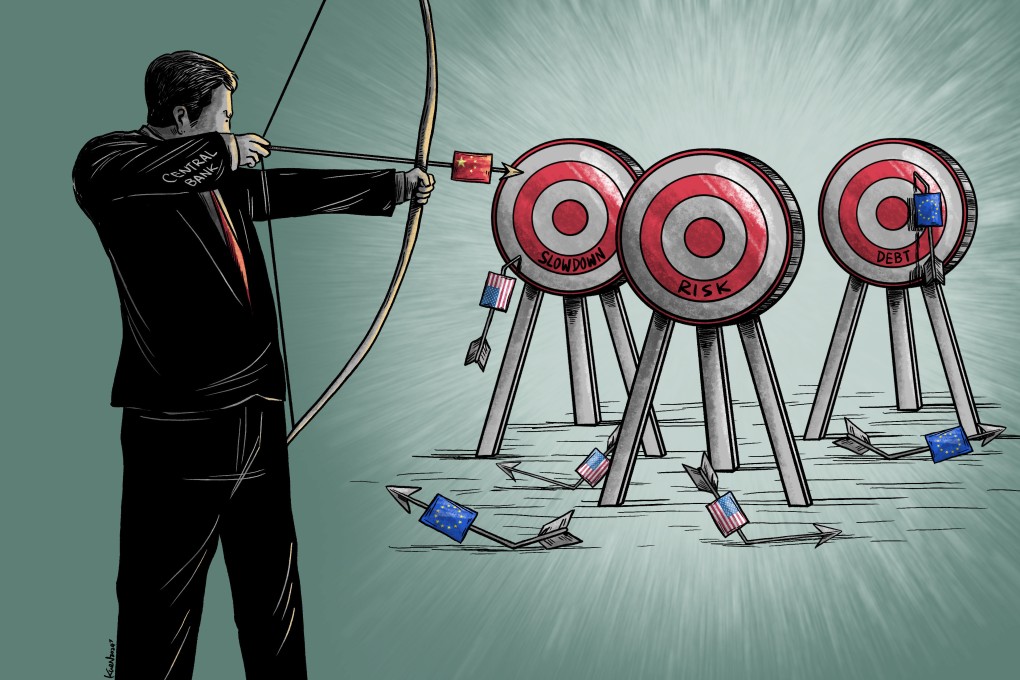 Years of observation of Western financial systems, as well as heightened geopolitical tensions, have convinced Chinese authorities to walk a different path with their central bank. Illustration: Lau Ka-kuen