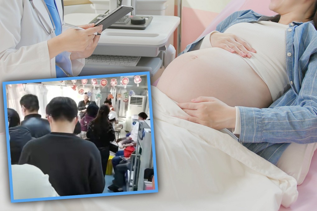 A husband in China has praised the “warmth of strangers” after hundreds of people queued up to give blood to save the life of his wife after she suffered complications while giving birth. Photo: SCMP composite/Shutterstock/Douyin
