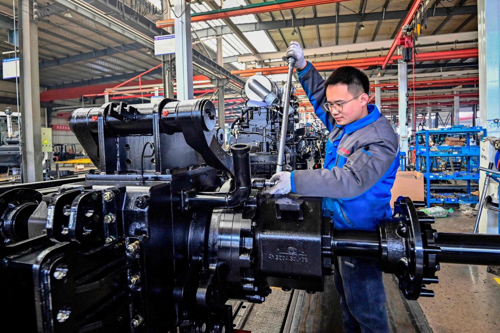 China’s producer price index (PPI) fell in February for the 17th month in a row, dropping by 2.7 per cent from a year earlier. Photo: AFP