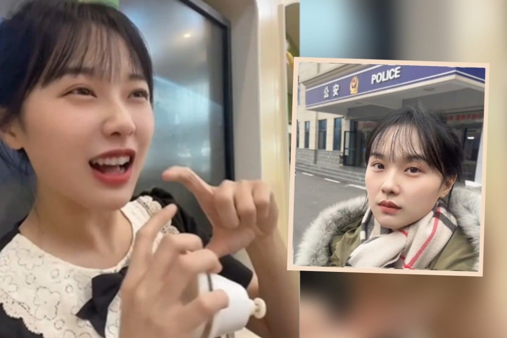 A “girl next-door” kindergarten teacher in China who went viral thanks to videos of her singing sweetly to her pupils, has called in the police, claiming she has become the victim of online sex-for-sale rumours. Photo: SCMP composite/Douyin