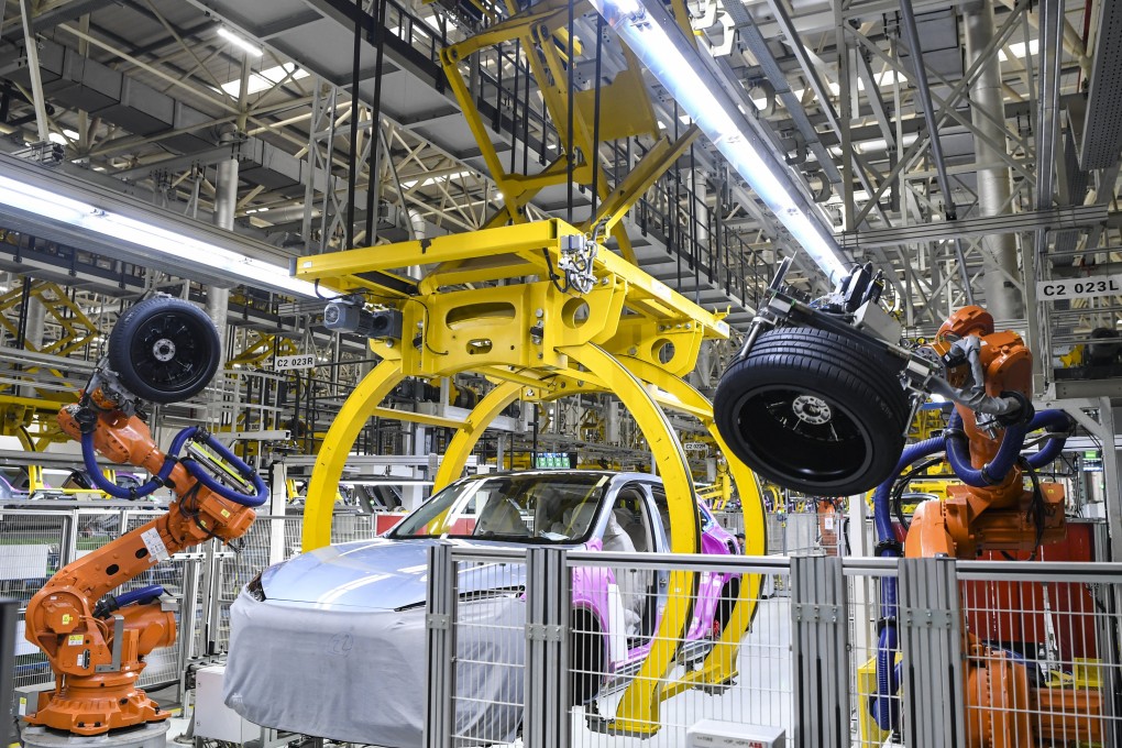 Advanced manufacturing is one component of the “new productive forces” China’s leaders are counting on to drive economic growth. Photo: Xinhua