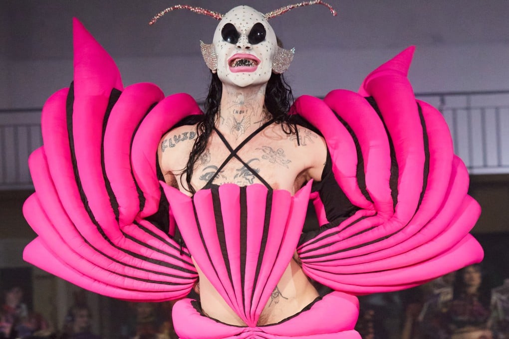 The closing look from the Windowsen autumn/winter 2024 runway show. Chengdu-born designer Sensen Lii talks to the Post about his out-of-the-box aesthetics. Photo: Windowsen