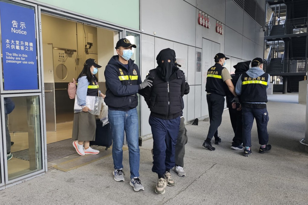 Two men have been arrested at the airport. Photo: Handout